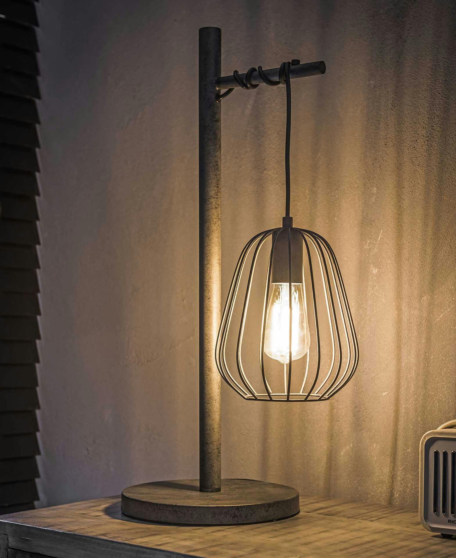  Lampe  industrielle   poser  m tal vieilli H66 cm TRIBECA