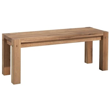 Banc bois chene massif 123cm FJORD