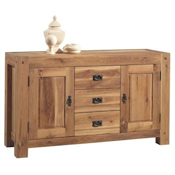 Buffet 2 portes chêne massif 150cm FJORD