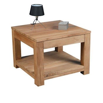 Table basse double plateau 60x60cm RIO
