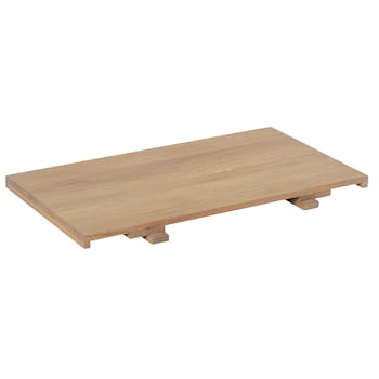Allonge 50cm pour table CUBA 180cm Chêne massif ciré 50x90cm CUBA
