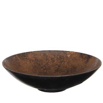 Centre de table rond effet rouillé 25 cm