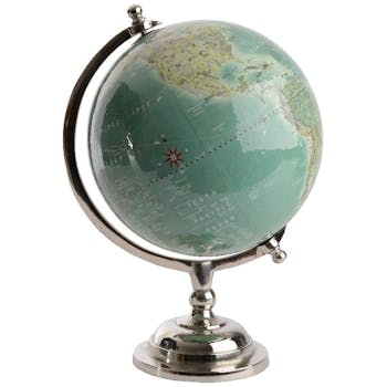 Globe mappemonde H32cm