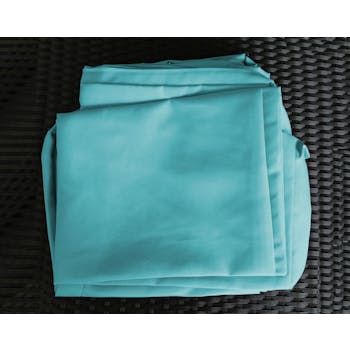 Jeu de Housses tissu bleu pour Salon de Jardin ANGEL