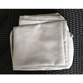 Jeu de Housses tissu gris pour Salon de Jardin ANGEL