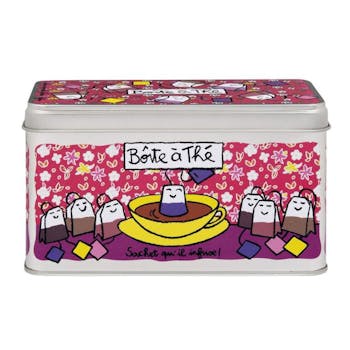CUISINE DE VAL - Boite à thé en sachet Qu'il infuse Rose DLP