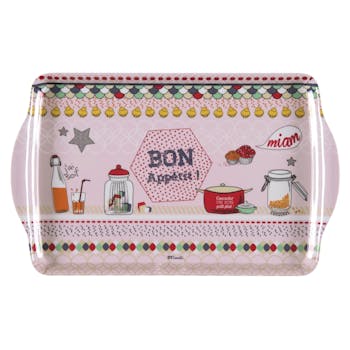 BON PETITS PLATS Plateau Bon Appétit 38x23,5cm DLP
