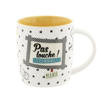 PAS TOUCHE Mug Pas Touche D8,5xH9cm DLP