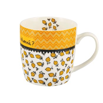 LIBERTY Mug CITRON JAUNE D8,5x9cm DLP