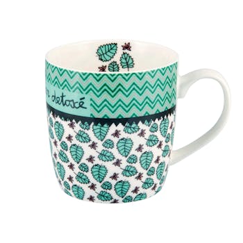 LIBERTY Mug DETOXE BLEU D8,5x9cm DLP