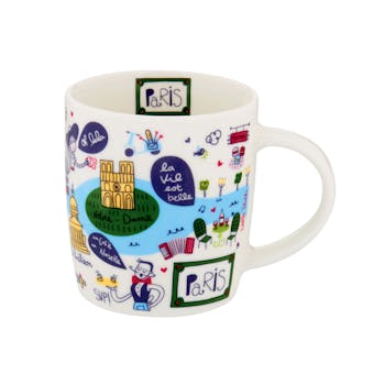 PARIS ALMA Mug D8,5x9cm DLP