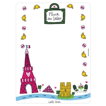 PARIS ALMA Mémo magnet 23x31cm DLP