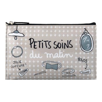 PETITS SOINS DU MATIN Trousse d'accessoires cheveux 22x7x16cm DLP