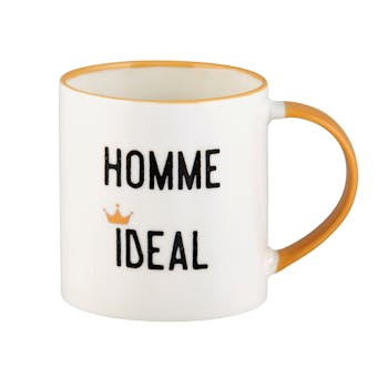 Mug (+ boite) L'HOMME IDEAL 9x8,5cm DLP
