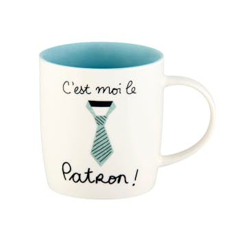 FAMILLE Mug (+ Boite) C'est moi le Patron 8,5x9cm DLP