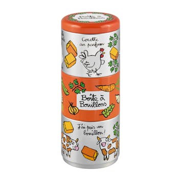 EMPILABLE Boite à Cubes bouillons (empilable) 8,5x21,5cm DLP