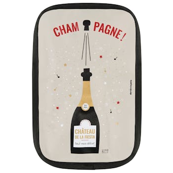 Rafraichisseur de bouteille "Champagne" 15,5x23cm DLP