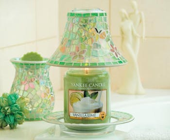 Vanille Citron Vert bougie parfumée moyenne jarre YANKEE CANDLE