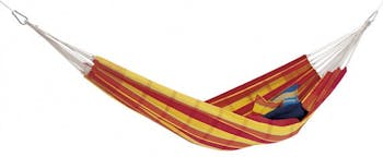 Hamac de jardin 2 places BARBADOS Papaya Orange jaune 230x150cm AMAZONAS