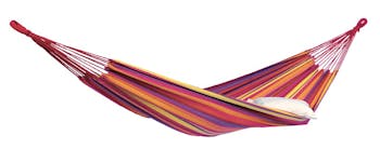 Hamac de jardin XL TAHITI Vulcano Rose rouge 200x100cm AMAZONAS
