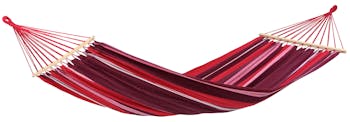 Hamac de jardin XL SAMBA Fuego Rouge rose 210x140cm AMAZONAS