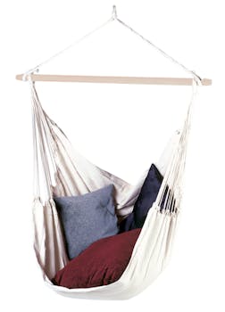 Hamac chaise suspendu BRASIL Natura Blanc 160x130cm AMAZONAS