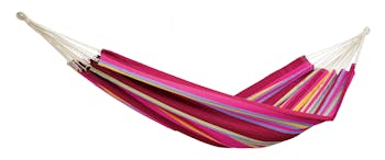 Hamac de jardin 2 places BARBADOS Grenadine Rose 230x150cm AMAZONAS