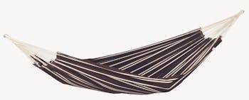 Hamac de jardin 2 places BARBADOS Mocca Marron blanc 230x150cm AMAZONAS