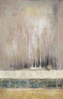 Tableau Abstrait 90x140. Peinture acrylique et feuilles métal