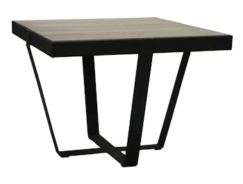 Table d'appoint Bout de Canapé chêne massif métal SOOMAA réf 30020861