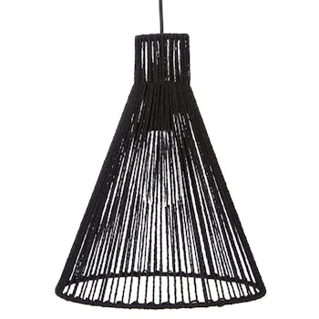 Suspension corde noire