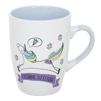 Mug Reine des licornes violet