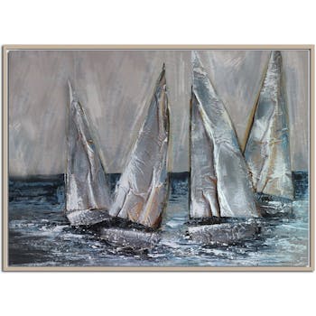 Tableau Voiliers effet miroir