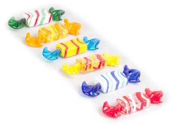 Set de 6 porte-couteaux forme bonbon rectangle