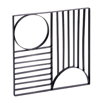 Dessous de plat carré métal ajouré