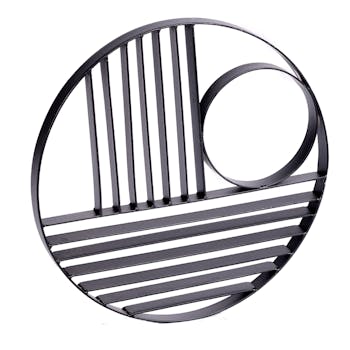 Dessous de plat rond métal ajouré