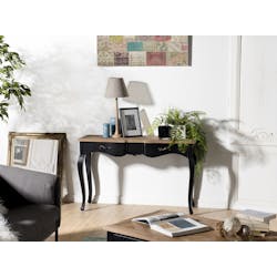 Console noire romantique SALZBOURG
