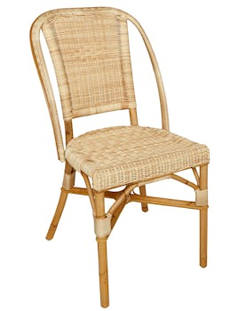 Chaise rotin naturel résine GRAND PÈRE KOK