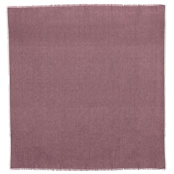 Plaid violet coton bio 150 x 130 cm