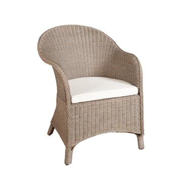 Fauteuil Rotin exotique 65x74x86 LOLA
