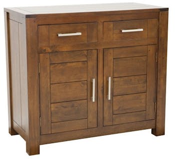 Bahut bas moderne hévéa 100x90cm ATTAN