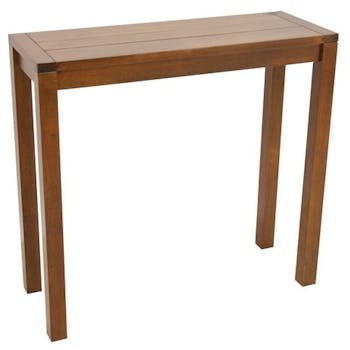 Console moderne bois hévéa 80cm ATTAN