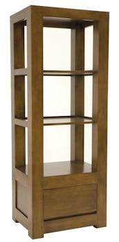Etagère colonne moderne hévéa 146cm OLGA