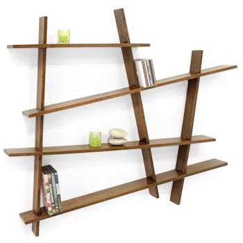 Etagère déstructurée bois massif MAORI