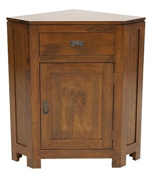 Meuble d'angle hévéa 88CM HELENA