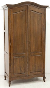 Armoire 2 portes hévéa massif 105x200cm TRADITION