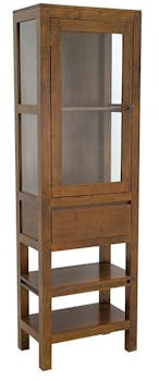 Etagère 1 porte 1 tiroir hévéa 160cm OLGA