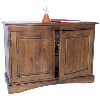 Buffet Hévéa 2 portes 100x45x70cm TRADITION