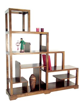 Bibliothèque Escalier destructurée Hévéa 173x43x180cm MAORI