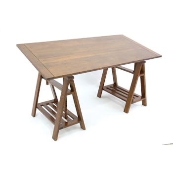Bureau Hévéa en 3 parties 165x80x76cm TRADITION